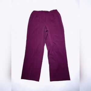 Sag Harbor Petite Womens Purple Pants [14P]